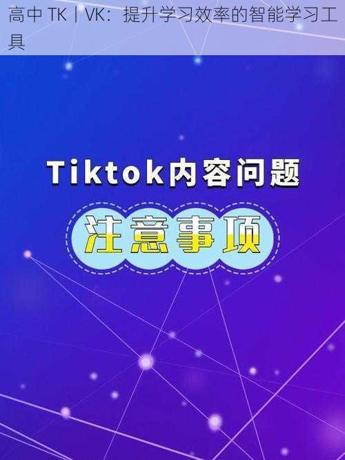 高中 TK丨VK：提升学习效率的智能学习工具