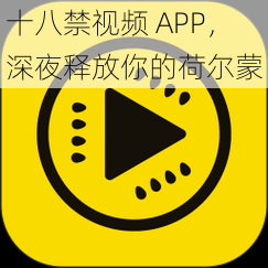 十八禁视频 APP，深夜释放你的荷尔蒙