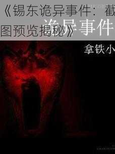 《锡东诡异事件：截图预览揭秘》