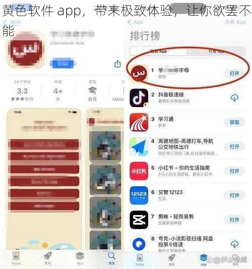 黄色软件 app，带来极致体验，让你欲罢不能