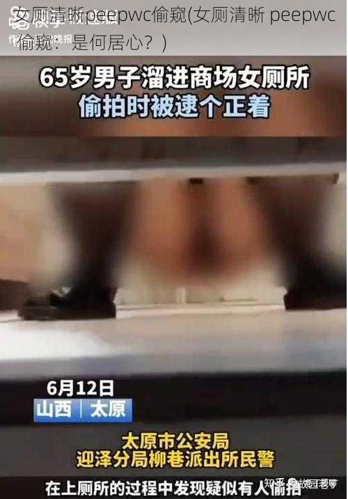 女厕清晰peepwc偷窥(女厕清晰 peepwc 偷窥：是何居心？)