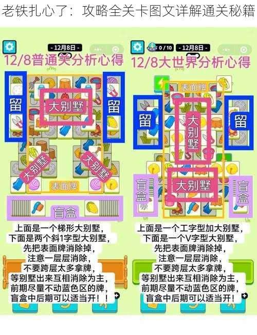 老铁扎心了：攻略全关卡图文详解通关秘籍