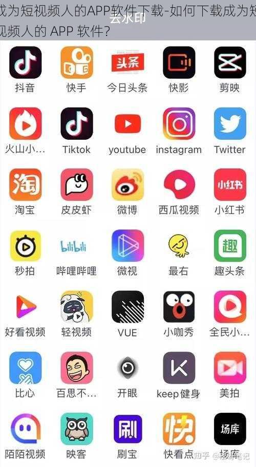 成为短视频人的APP软件下载-如何下载成为短视频人的 APP 软件？