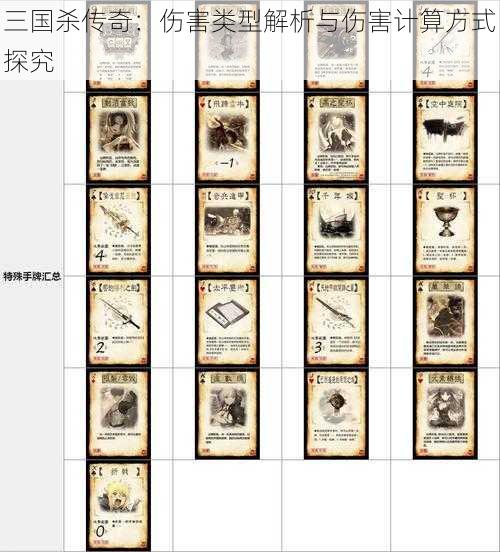 三国杀传奇：伤害类型解析与伤害计算方式探究