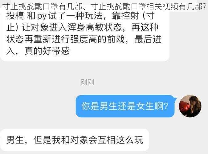 寸止挑战戴口罩有几部、寸止挑战戴口罩相关视频有几部？