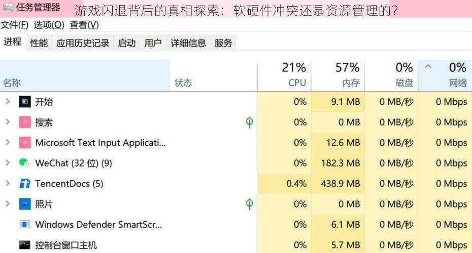 游戏闪退背后的真相探索：软硬件冲突还是资源管理的？