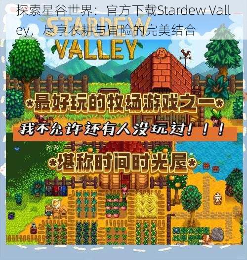 探索星谷世界：官方下载Stardew Valley，尽享农耕与冒险的完美结合